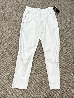 Under Armour Light Gray Warm-Up Track Pants